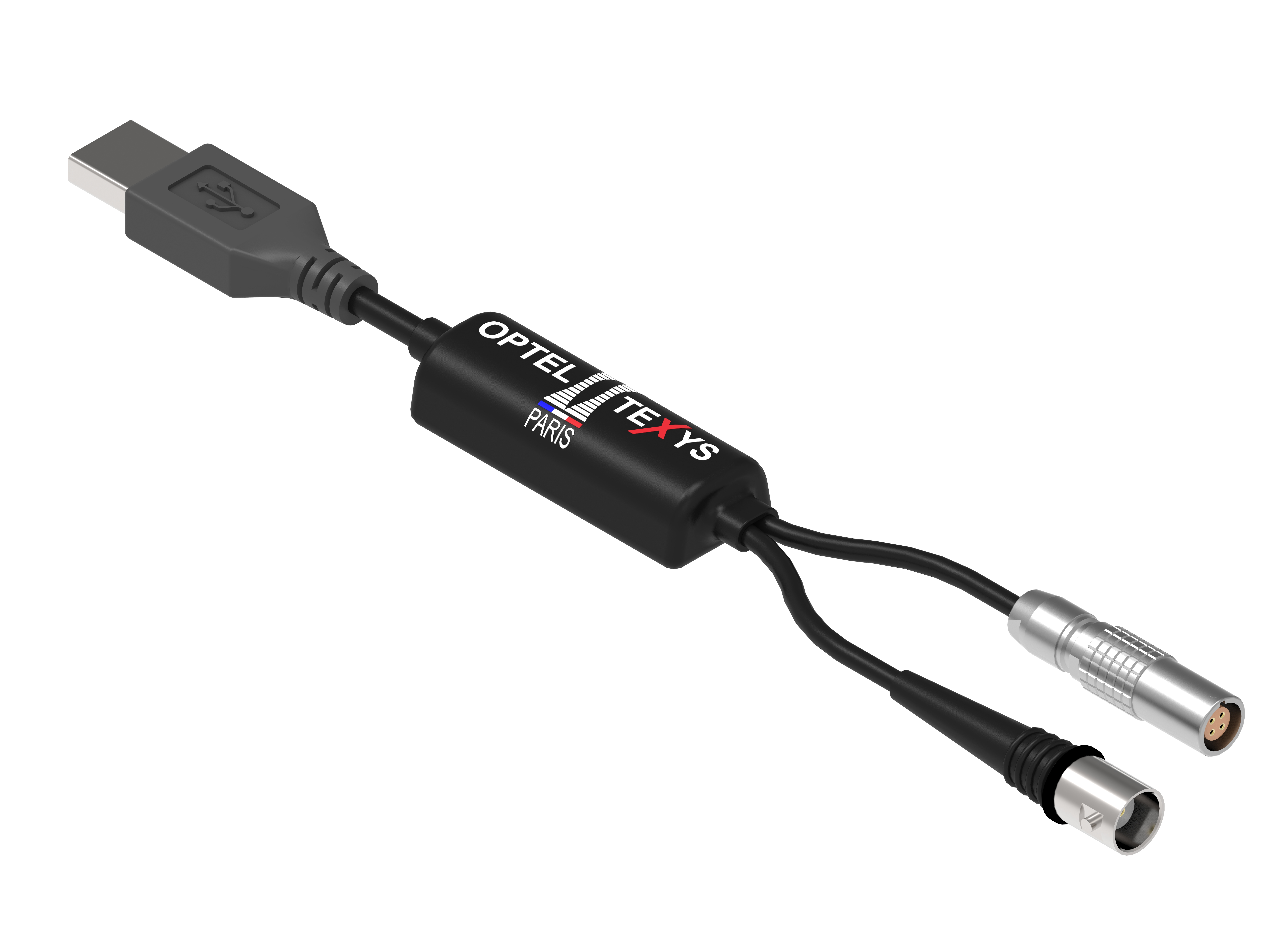 USB CONVERTER 5V/12V - Optel Texys - Faseroptische Geschwindigkeitssensoren